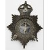 North Riding Constabulary Night Helmet Plate - King's Crown