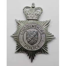 Lincolnshire Police Helmet Plate - Queen's Crown