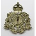 Ramsgate Borough Police Wreath Helmet Plate - King's Crown