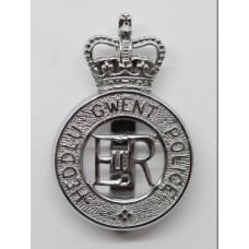 Heddlu Gwent Police Cap Badge - Queen's Crown