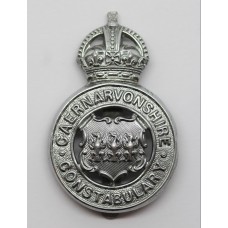 Caernarvonshire Constabulary Cap Badge - King's Crown