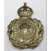 Salisbury City Police Wreath Helmet Plate - King's Crown