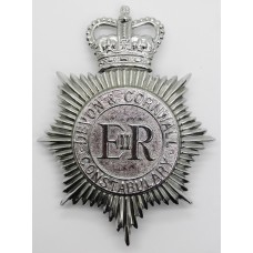 Devon & Cornwall Constabulary Helmet Plate - Queen's Crown