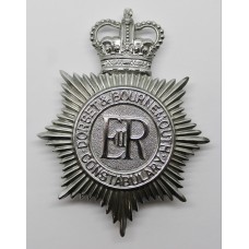 Dorset & Bournemouth Constabulary Helmet Plate - Queen's Crown