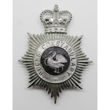 Buckinghamshire Constabulary Helmet Plate - Queen's Crown