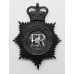 Bedfordshire & Luton Constabulary Night Helmet Plate - Queen's Crown