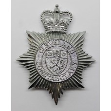 Cleveland Constabulary Helmet Plate - Queen's Crown (COA Centre)