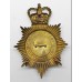 Northampton & County Constabulary Night Helmet Plate - Queen's Crown