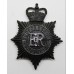 Bedfordshire Police Night Helmet Plate - Queen's Crown