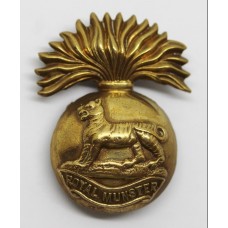 Royal Munster Fusiliers Brass Cap Badge #14