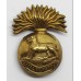 Royal Munster Fusiliers Brass Cap Badge #14