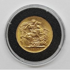 1911 C George V 22ct Gold Full Sovereign Coin (Ottawa Mint)