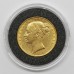 1866 Victoria 22ct Gold Shield Back Full Sovereign Coin (Die No. 41)