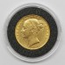 1866 Victoria 22ct Gold Shield Back Full Sovereign Coin (Die No. 41)