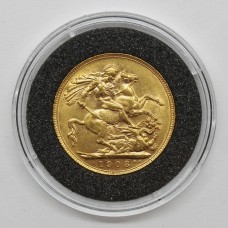 1908 Edward VII 22ct Gold Full Sovereign Coin