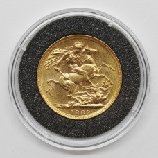 1889 Victoria 22ct Gold Full Sovereign Coin