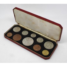 1953 Elizabeth II Coronation Issue Coin Set