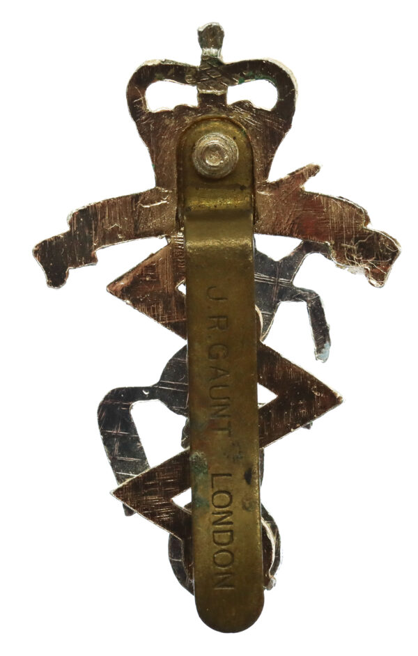 Royal Electrical & Mechanical Engineers (R.E.M.E.) Anodised (Staybrite) Cap Badge