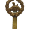 Gloucestershire Regiment Brass Back Cap Badge