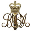 Royal Military School of Music Anodised (Staybrite) Cap Badge