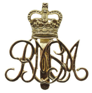 Royal Military School of Music Anodised (Staybrite) Cap Badge