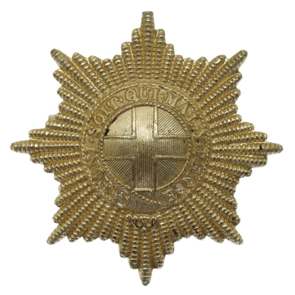 Coldstream Guards Anodised (Staybrite) Cap Badge