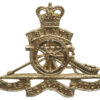 Royal Artillery Anodised (Staybrite) Cap Badge - Queen's Crown