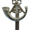 Light Infantry Anodised (Staybrite) Cap Badge