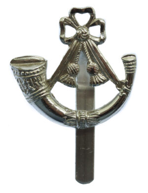 Light Infantry Anodised (Staybrite) Cap Badge