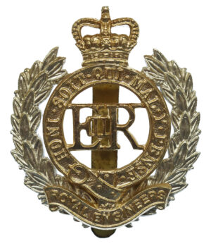 Royal Engineers Anodised (Staybrite) Cap Badge