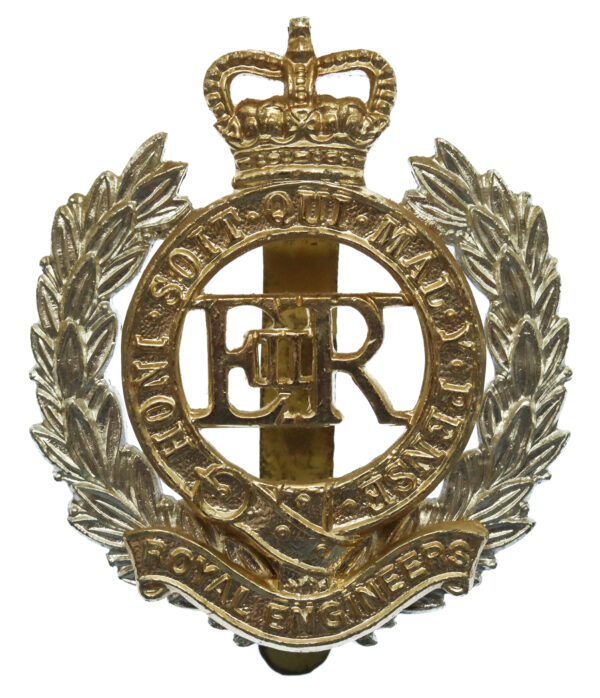 Royal Engineers Anodised (Staybrite) Cap Badge