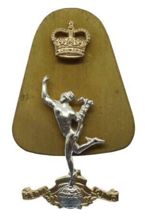 Royal Corps of Signals Anodised (Staybrite) Cap Badge