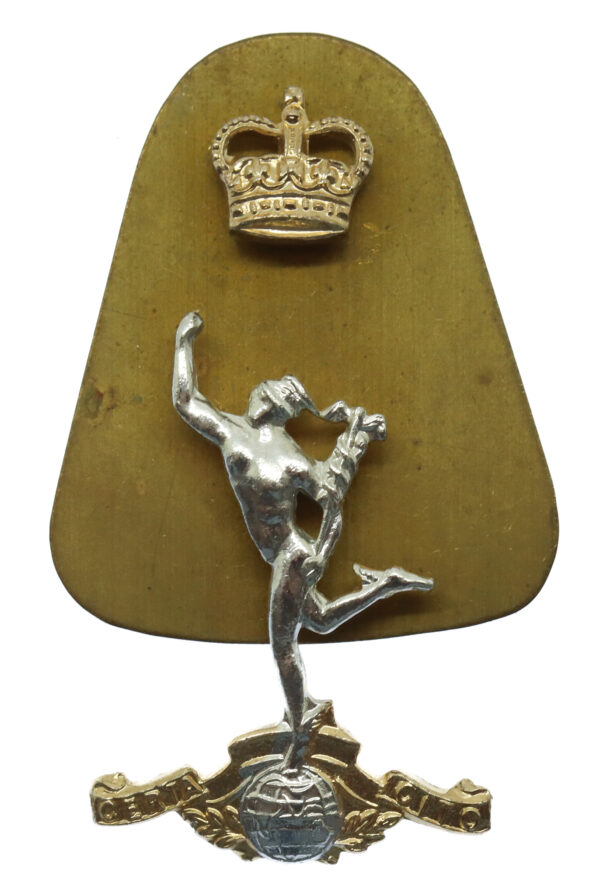 Royal Corps of Signals Anodised (Staybrite) Cap Badge
