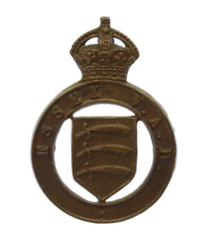 Essex Voluntary Aid Detachment V.A.D. Cap Badge - King's Crown