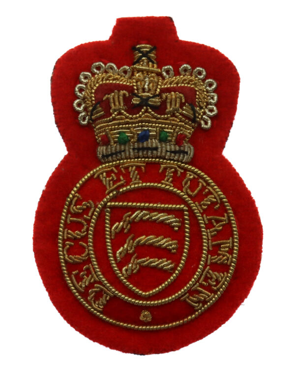 Essex Yeomanry N.C.O.'s Bullion Arm Badge - Queen's Crown