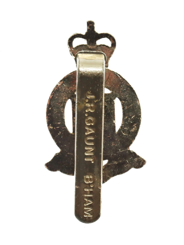 Essex Yeomanry Anodised (Staybrite) Beret Badge - Queen's Crown