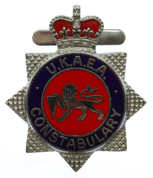 United Kingdom Atomic Energy Authority (U.K.A.E.A.) Constabulary Enamelled Warrant Card Badge