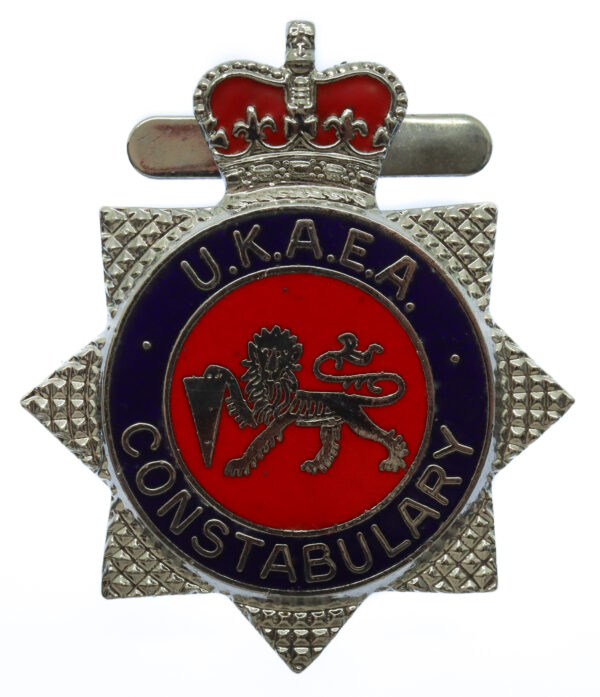 United Kingdom Atomic Energy Authority (U.K.A.E.A.) Constabulary Enamelled Warrant Card Badge