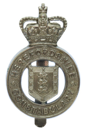 Herefordshire Constabulary Cap Badge - Queen's Crown