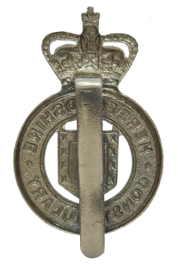 Herefordshire Constabulary Cap Badge - Queen's Crown