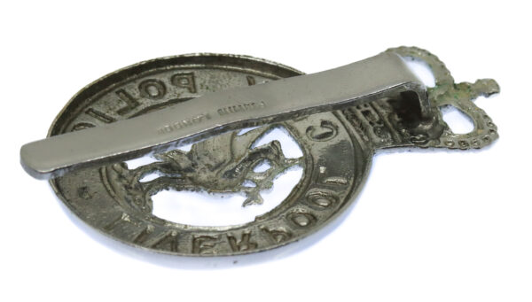 Liverpool City Police Cap Badge - Queen's Crown