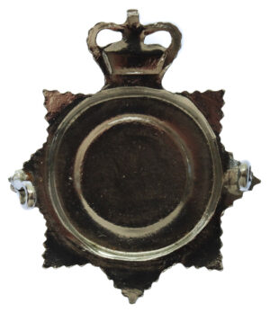 Nottinghamshire Combined Constabulary Senior Officer's Enamelled Cap Badge - Queen's Crown