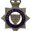 West Sussex Constabulary Senior Officer's Enamelled Cap Badge - Queen's Crown