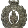 Stockport Borough Police Wreath Helmet Plate - King's Crown