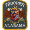 United States Trooper Alabama Cloth Patch Badge