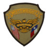 United States Whitewright Police Cloth Patch Badge