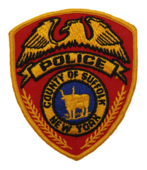 United States County of Suffolk New York Police Cloth Patch Badge