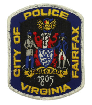 United States City of Fairfax Police Virginia Cloth Patch Badge