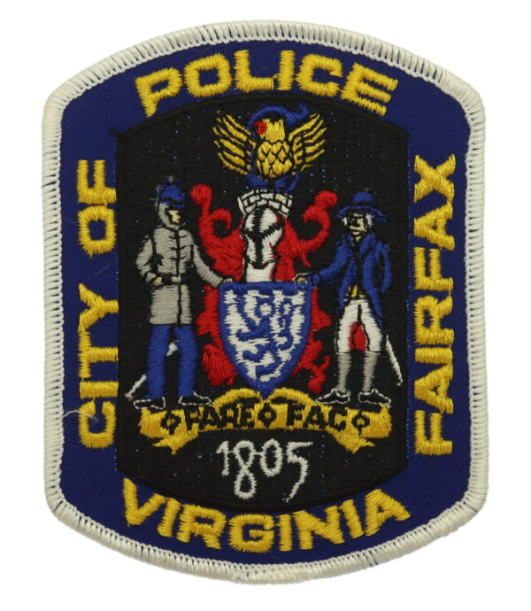 United States City of Fairfax Police Virginia Cloth Patch Badge