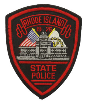 United States Rhode Island State Police Cloth Patch Badge